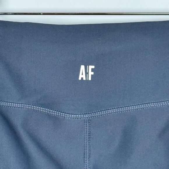 All Fenix Women's XS Striped Leggings Blue White Colorblock High Rise Activewear - Picture 6 of 15